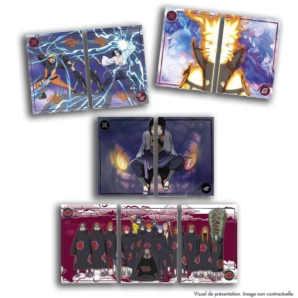 Panini Naruto Cartes à Echanger Pack 8 Cartes Place Of Geek