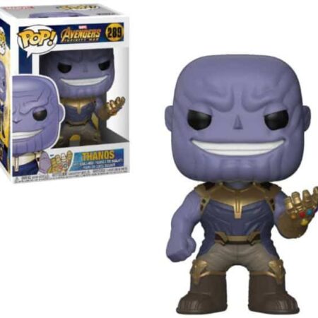 Avengers Infinity War POP! Movies Vinyl figurine Thanos 9 cm Occasion TBE boite endommagée ref 2603214