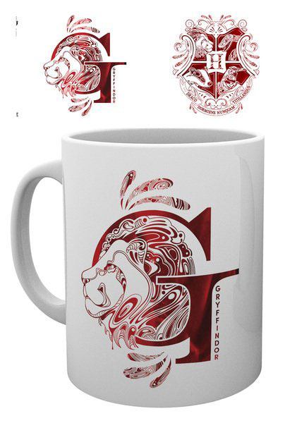 Harry Potter mug Gryffindor Monogram