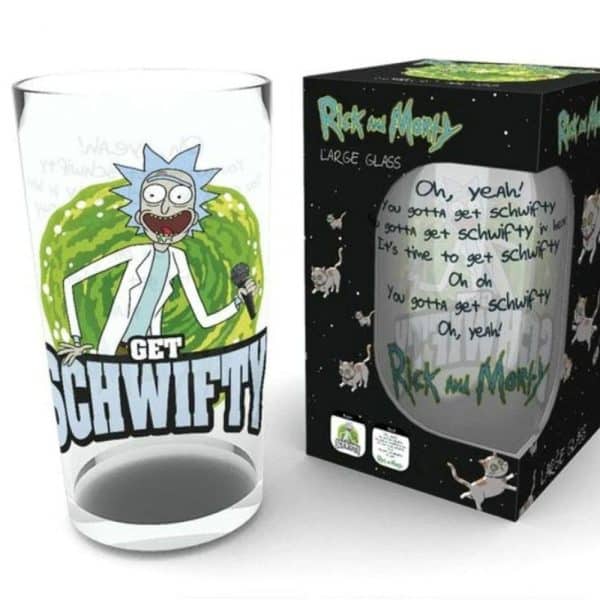 Rick et Morty verre Get Schwifty