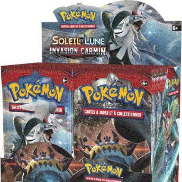 Boosters Pokémon invasion Carmin soleil et lune