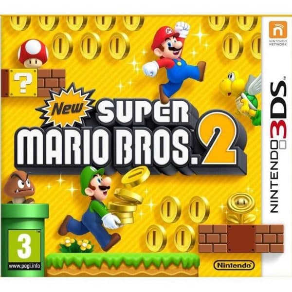 Nintendo 3ds, New super mario bros 2, Occasion Très bon état, Ref : 0305211