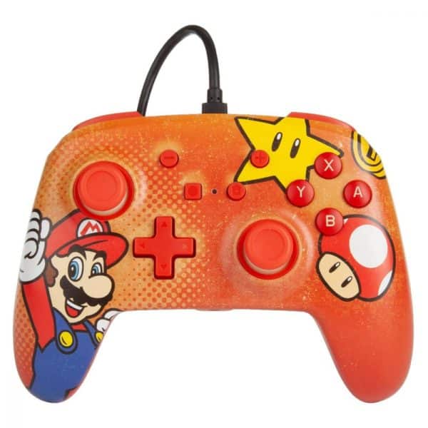 POWER A Manette Filaire Mario Vintage Nintendo Switch