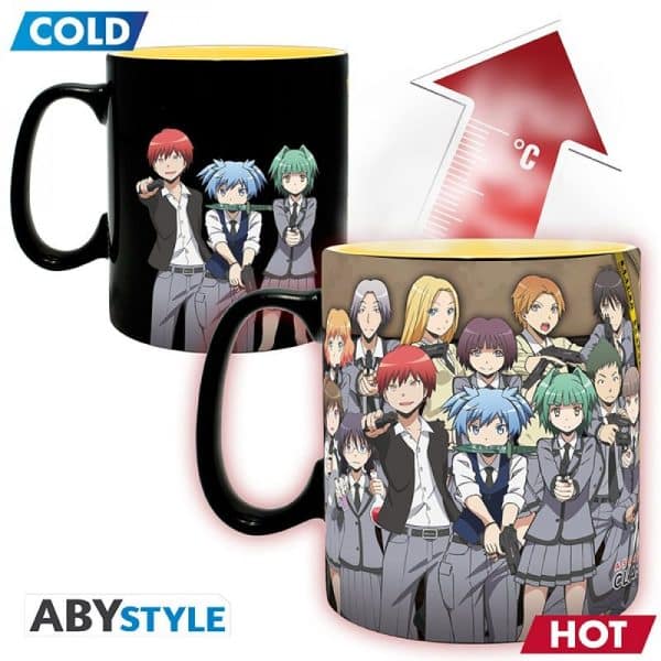 ASSASSINATION CLASSROOM - Mug Heat Change - 460 ml - Koro attaqué