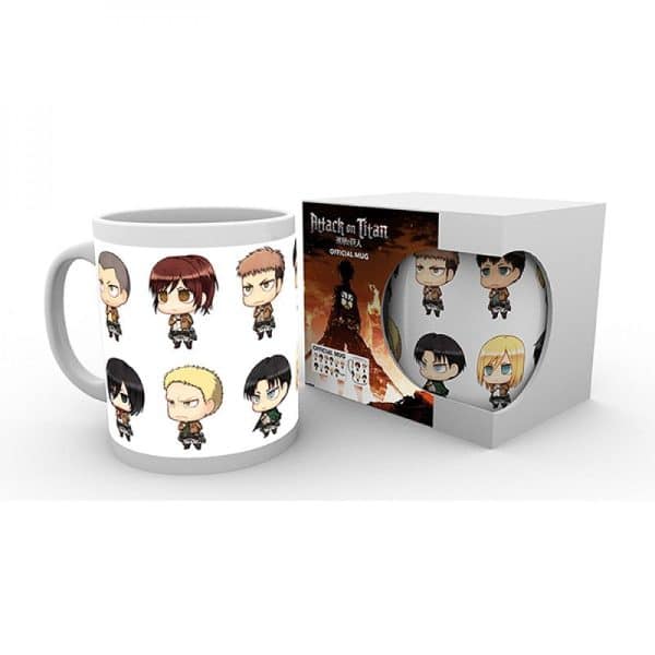 ATTACK ON TITAN - Mug - 320 ml - All Chimis - subli - boîte