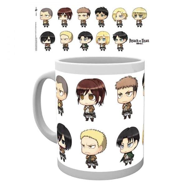 ATTACK ON TITAN - Mug - 320 ml - All Chimis - subli - boîte