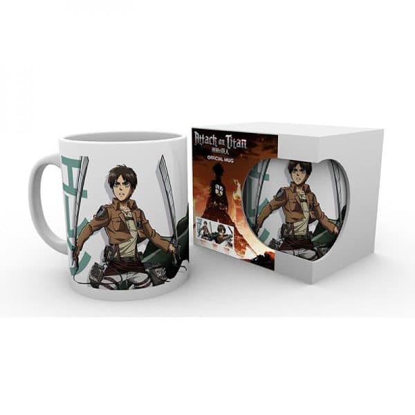 ATTACK ON TITAN S2 - Mug - 320 ml - Eren Duo - subli - boîte