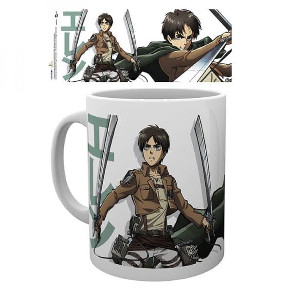 ATTACK ON TITAN S2 - Mug - 320 ml - Eren Duo - subli - boîte