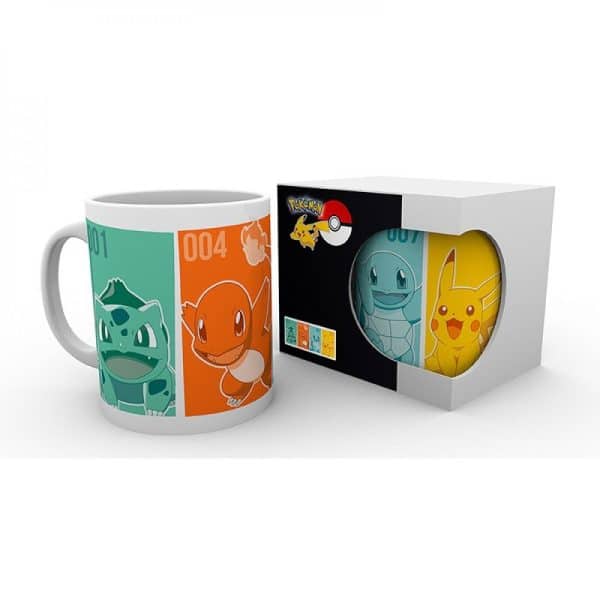 POKEMON - Mug - 320 ml - Starters - subli - boîte