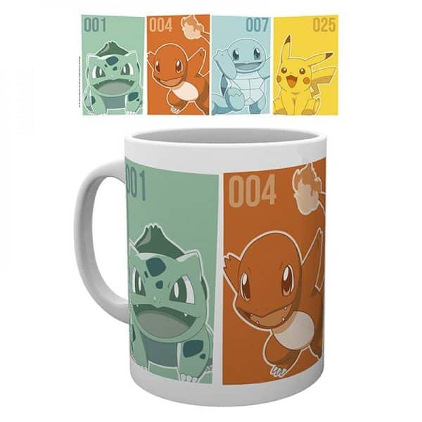 POKEMON - Mug - 320 ml - Starters - subli - boîte