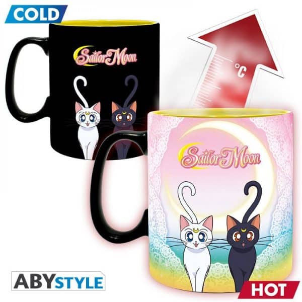 SAILOR MOON - Mug Heat Change - 460 ml - Groupe - boîte