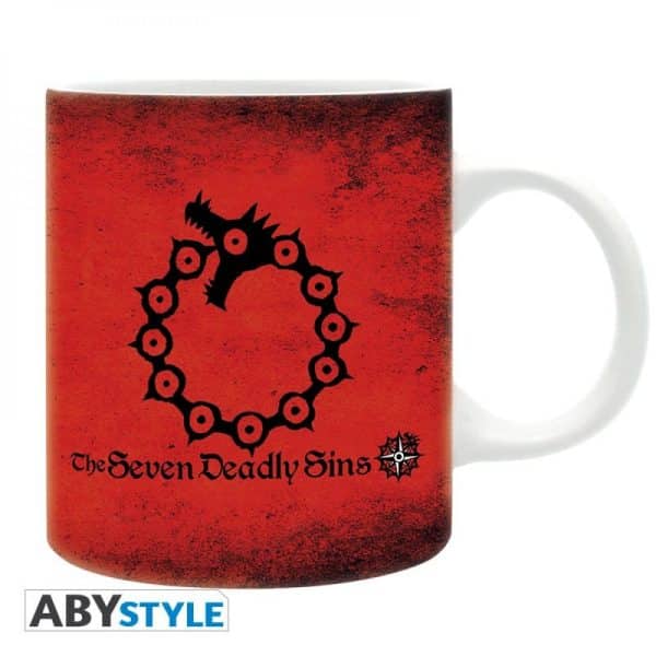 THE SEVEN DEADLY SINS - Mug - 320 ml - Emblèmes - subli-avec boîte