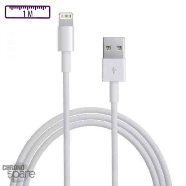 Câble de charge compatible Lightning pour iPhone - 1M Premium (Référence CS8128)