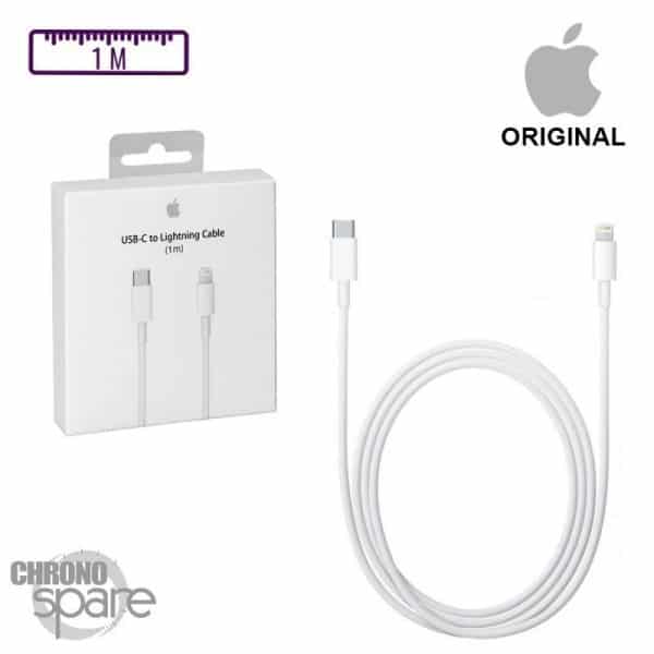 Câble de charge iPhone original Type-C Vers Lightning- 1M- avec boîte