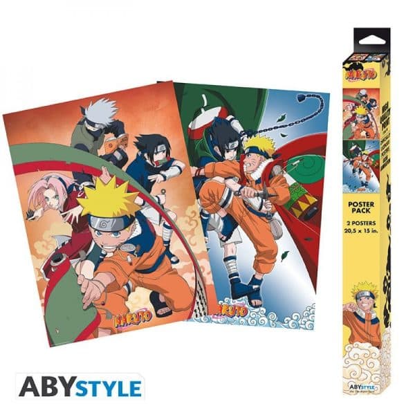 NARUTO - Set 2 Chibi posters - Equipe 7 (52x38)