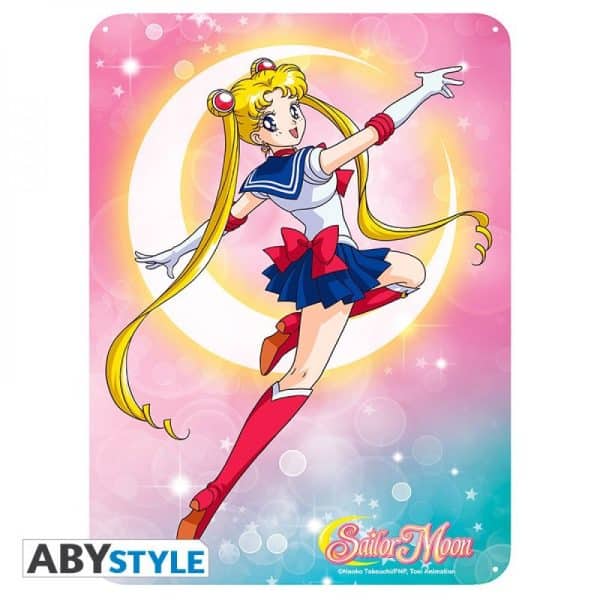 SAILOR MOON - Plaque métal 