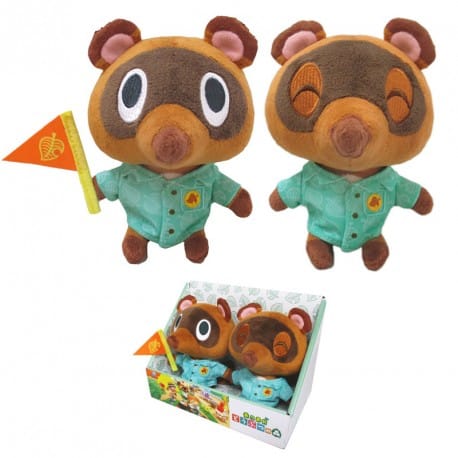 ANIMAL CROSSING - Set de 2 Peluches: Tommy & Timmy- 15cm (avec boîte)