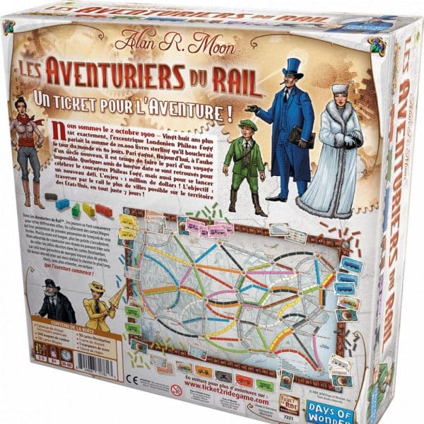 Les aventuriers du Rail - jeux de société