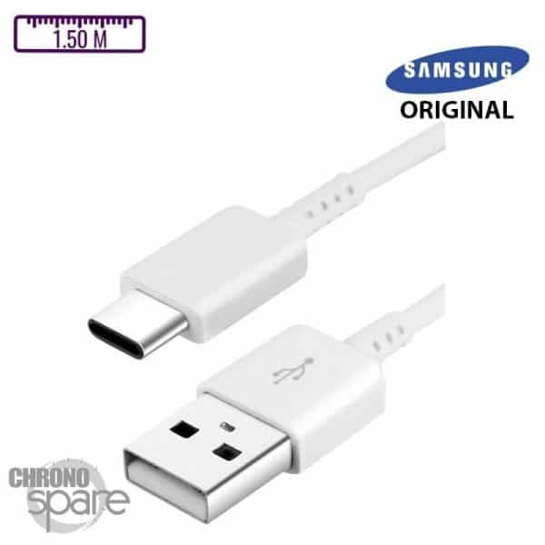 Câble samsung original 1,5m Type C - Blanc (CS8748)- Bulk sans boite