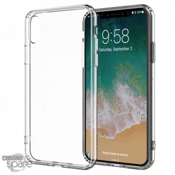 Coque silicone transparente iPhone X/XS