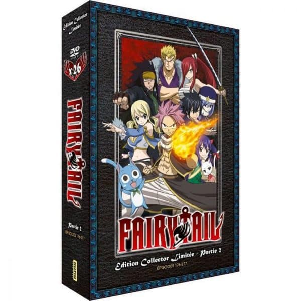 Fairy Tail éditon collector limitée - partie 2 coffret 26 DVD, Occasion très bon état (DVD comme neuf), Ref : 3009212