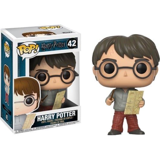 Harry Potter POP! Movies Vinyl figurine Harry Potterwith Marauders Map 9 cm