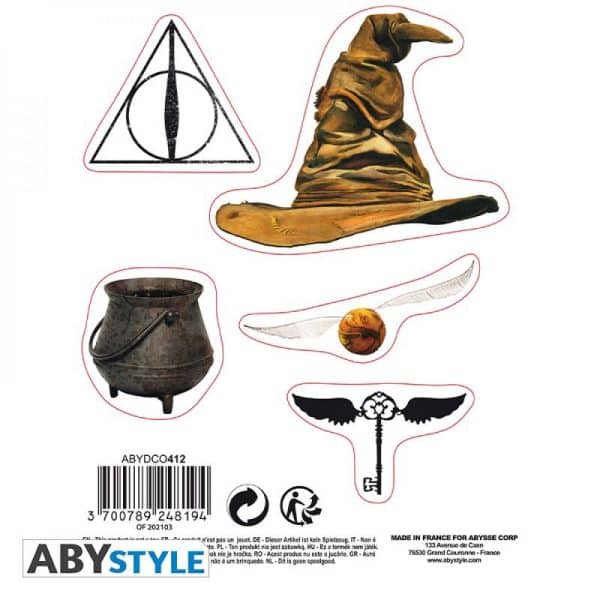 HARRY POTTER - Stickers - 16x11cm/ 2 planches - Objets Magiques