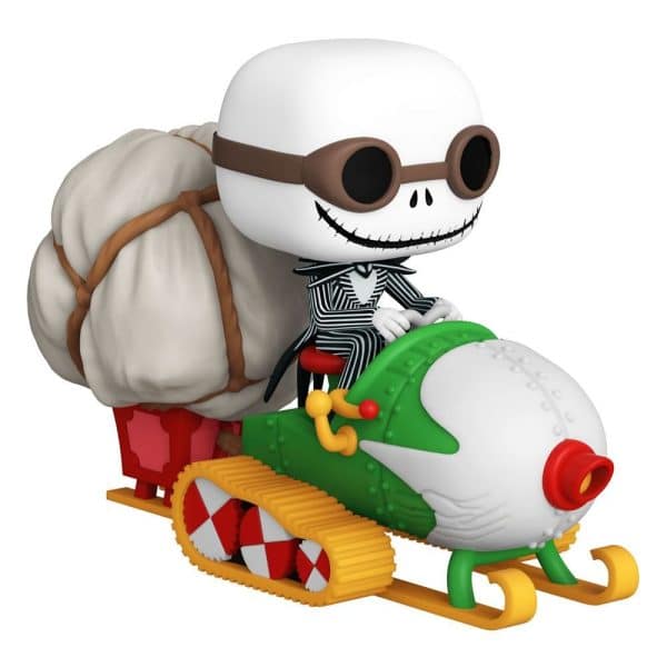 L´étrange Noël de Mr. Jack POP! Rides Vinyl figurine Jack w/Goggles & Snowmobile 18 cm N°104