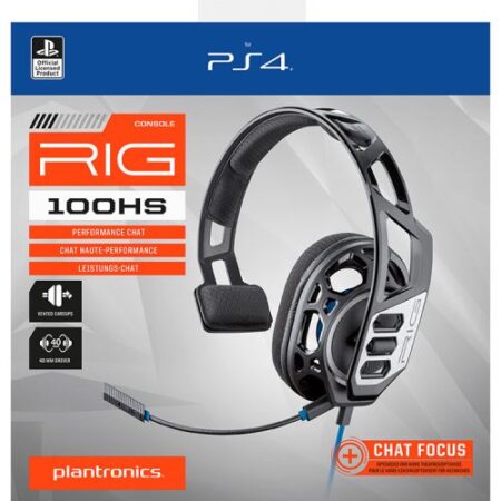 Micro-casque Plantronics RIG 100HS Noir Licencié Sony pour PS4 SN : C8DEF7