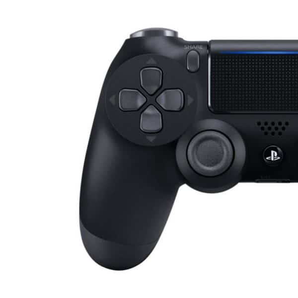 Manette PS4 Dualshock 4 Noire, Occasion état correct sans SN (aspect HS mais fonctionne LOOSE), Ref : 0110211