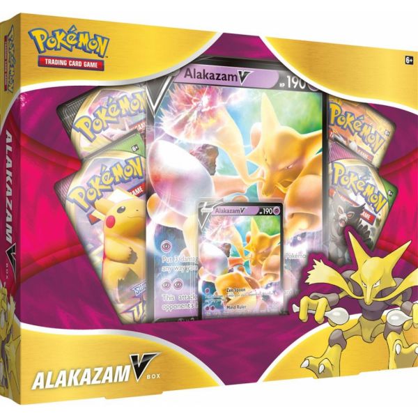 Pokémon - Pokemon - Coffret - 4 boosters - Alakazam-V