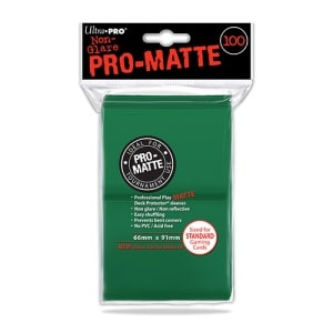 Ultra Pro - Sleeves - Standard x100 - PRO MATTE - Non Glare - Vert