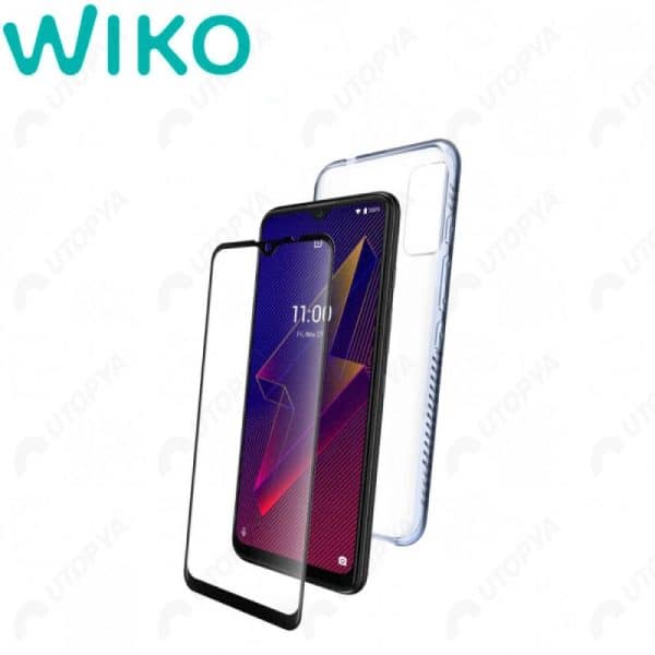 WIKO Power U20 Pack Coque Souple + Verre Trempé