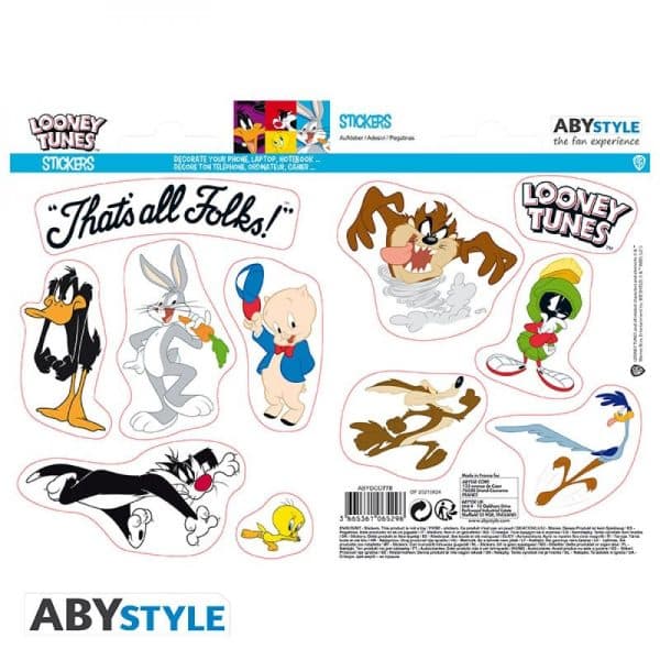 LOONEY TUNES - Stickers - 16x11cm/ 2 planches - Looney Tunes