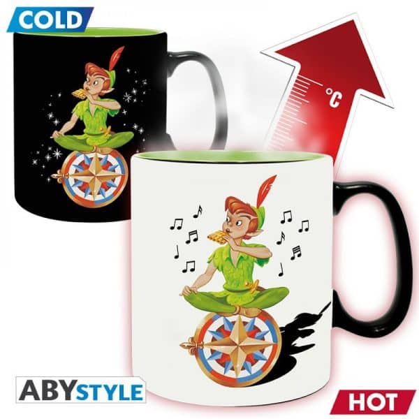 DISNEY - Mug Heat Change - 460 ml - Peter Pan Neverland - boîte