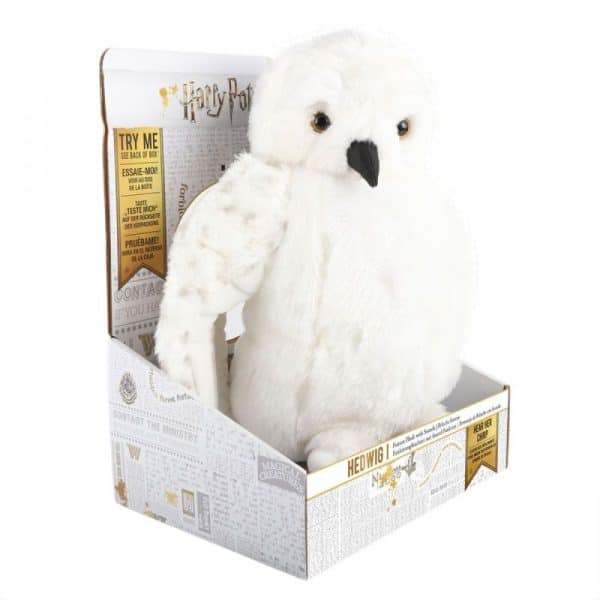 HARRY POTTER - Peluche sonore Hedwige 25cm