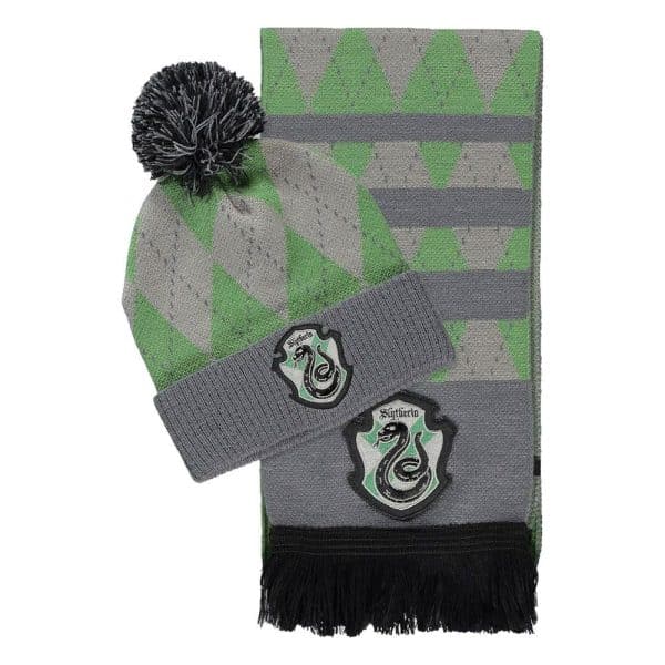 Harry Potter set bonnet & écharpe Serpentard