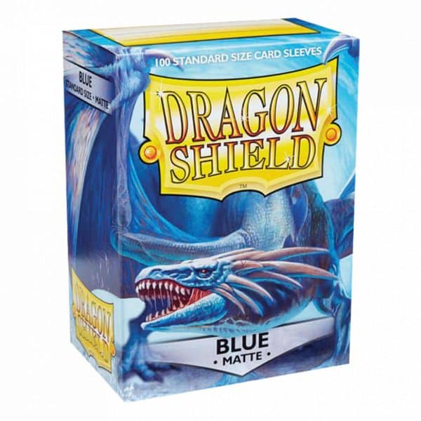 Dragon Shield Matte Blue 100 pochettes