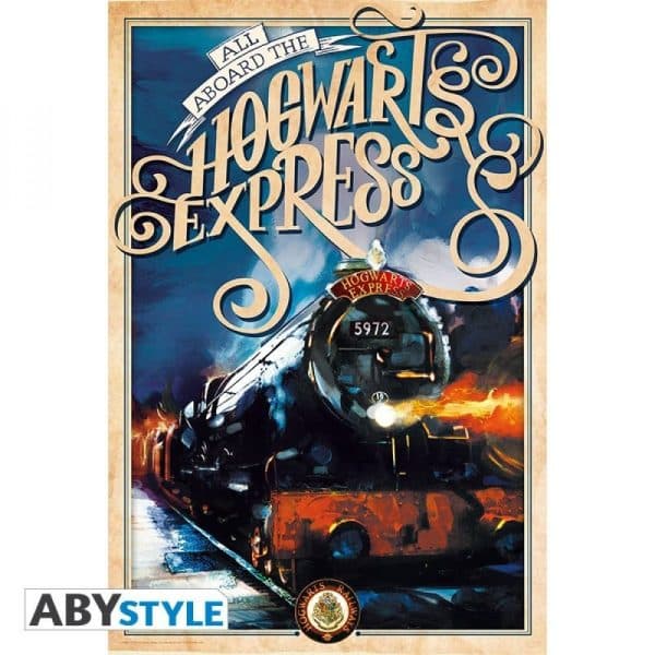 HARRY POTTER - Poster « Poudlard Express retro» (91.5x61)