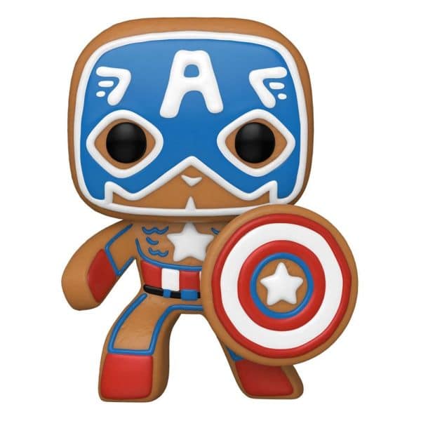 Captain America Pain d'Epice N°933 Marvel POP! figurine 9 cm