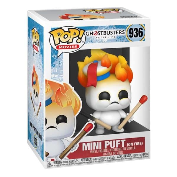 SOS Fantômes : L'Héritage POP! Vinyl figurine Mini Puft on Fire 9 cm