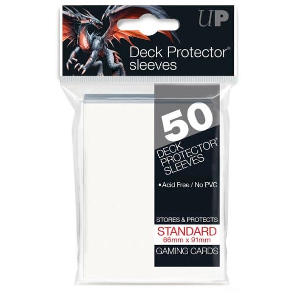 Ultra PRO : 50 sleeves Standard Blanc