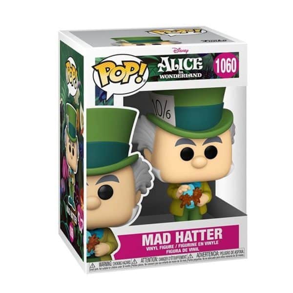 Alice au pays des merveilles Figurine POP! Disney Vinyl Mad Hatter 9 cm