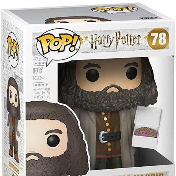 Harry Potter Super Sized POP! Movies Vinyl Figurine Hagrid with Cake 14 cm