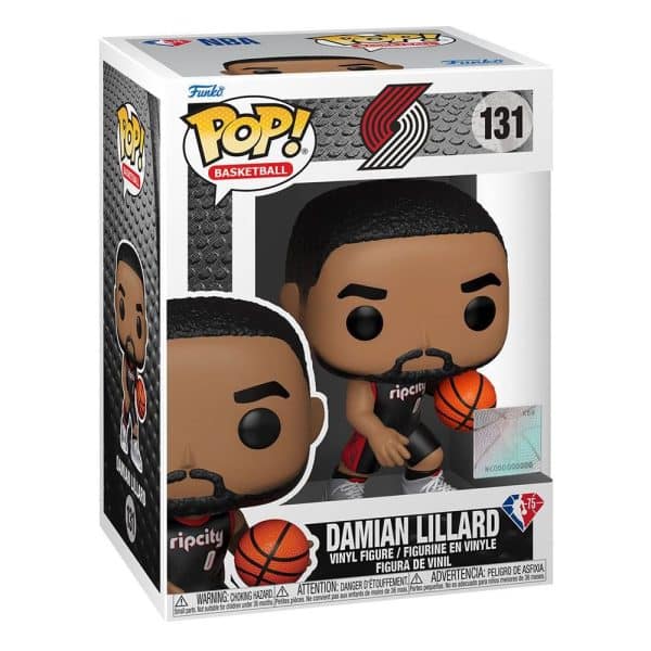 NBA Legends POP! Sports Vinyl figurine Blazers - Damian Lillard (White Jersey) 9 cm