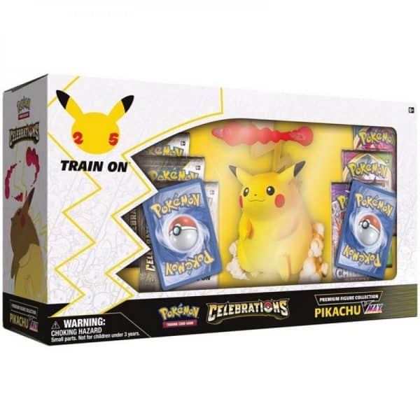 Pokémon - 25 ANS - Coffret PREMIUM FIGURINE PIKACHU VMAX - EN ANGLAIS