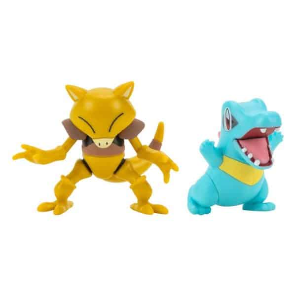 Pokémon pack 2 figurines Battle Kaiminus & Abra 5 cm