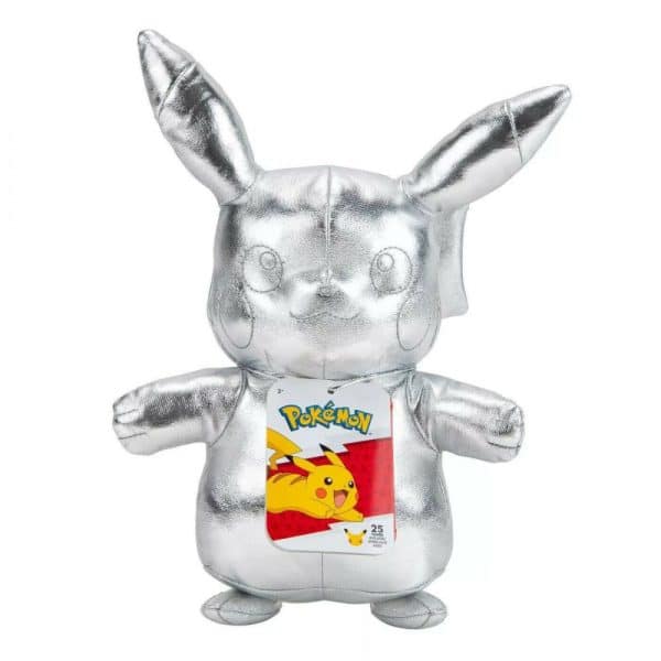 Pokémon 25e anniversaire peluche Select version argent 20 cm - PIKACHU