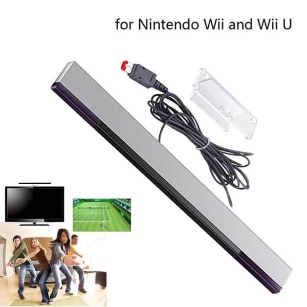 Sensor bar type, capteur de télécommande filaire de télévision infrarouge, inducteur de barre pour nintendo, accessoires de jeu à distance Wii et Wii U