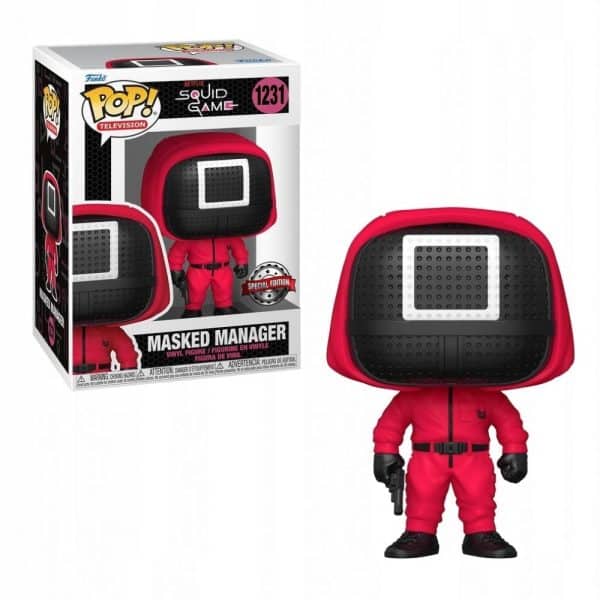 Squid Game POP! TV Vinyl Figurine Red Soldier (Square Mask) 9 cm #1231